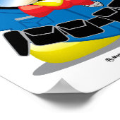 Politie-pinguïn Poster (Hoek)