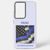 politie samsung galaxy hoesje (Achterkant)