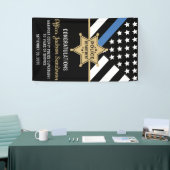 Politie Sheriff Pensioen Wetshandhaving Spandoek (Beurs)