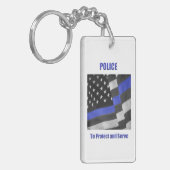 politie sleutelhanger (Voorkant Links)