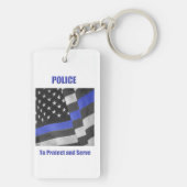 politie sleutelhanger (achterkant)