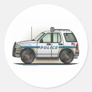 Politie SUV Cruiser Auto Cop Auto Sticker