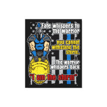 Politie Trojaanse arrior ik ben het Storm