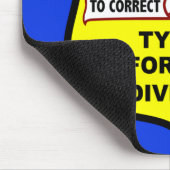 Politie van Grammar Apostrophe Mousepad Muismat (Hoek)