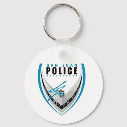 politie van San Juan Sleutelhanger (Voorkant)