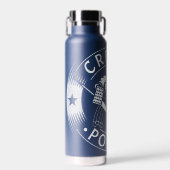 Politie verhogen Hockey Goalie Netminder Waterfles (Voorkant)