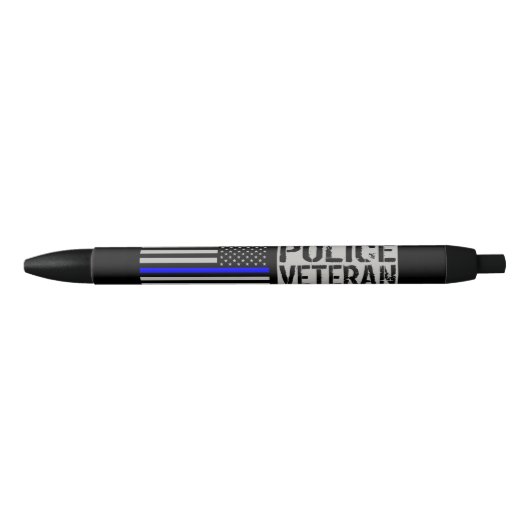 Politie - Veteraan Zwarte Inkt Pen (Voorkant)