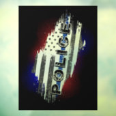 Politie Vlag Auto sticker (Vel 3)