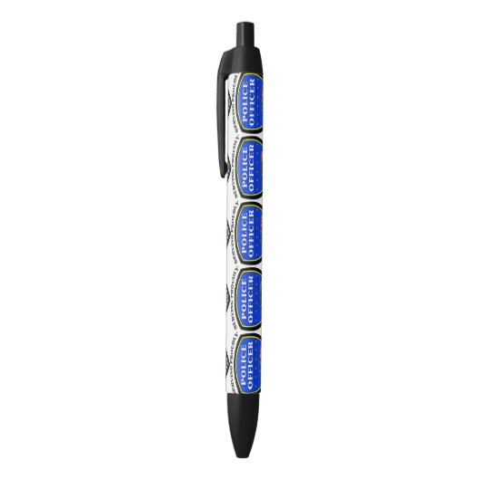politie zwarte inkt pen (Top (Verticaal))