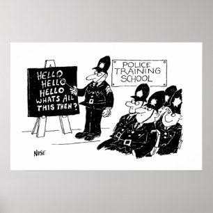 Politieacademie Poster