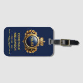 Politieagent aangepaste hulpdiensten DIY Bagagelabel (Voorkant (horizontaal))