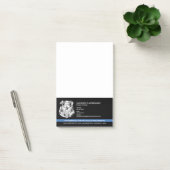 Politieagent Afdeling Rechtshandhaving Logo Post-it® Notes (Kantoor)