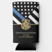 Politieagent Afstuderen Law Enforcement Academy (Achterkant)