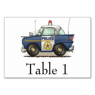 Politieagent crusier Cop auto Kaart