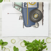 Politieagent crusier Cop auto Theedoek (Gevouwen)