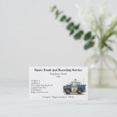 Politieagent crusier Cop auto Visitekaartje (Staand voorkant)