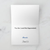 Politieagent Dank je kaart (Binnen)