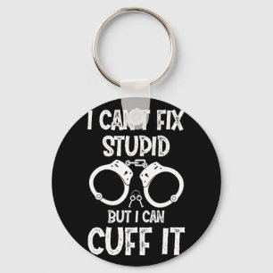 Politieagent ik vergif stootje, maar ik kan hem we sleutelhanger