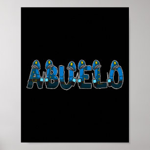Politieagent Opa Abuelo Halloween kostuum Poster