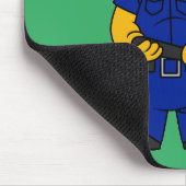 Politieagent Pachycephalosaurus. Muismat (Hoek)