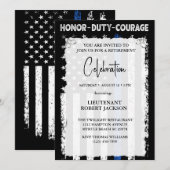 Politieagent Pensioen Afstuderen Verjaardag Kaart (Voorkant / Achterkant)