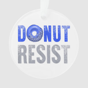 Politieagent Shirt dun blauwe lijn Donut weerstand Ornament