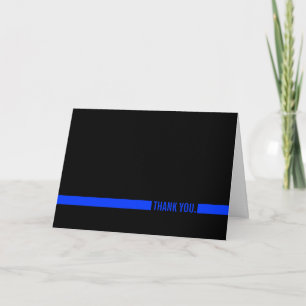 Politieagent Thin Blue Line bedankt