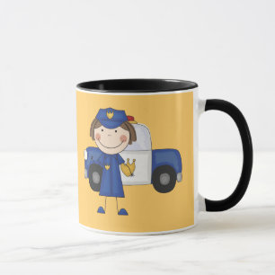 Politieagent van de vrouw Tshirts en cadeaus Mok