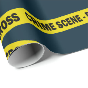 Politieagent verjaardag of pensioen kantoor humor cadeaupapier