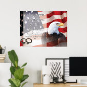 Politieagenten bidden poster (Thuiskantoor)