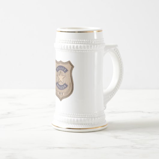 Politieambtenaar Bierpul (Voorkant rechts)