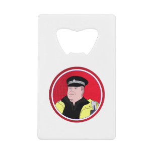 Politieambtenaar Kredietkaart Flessenopener