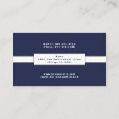 Politieambtenaar Visitekaartje (Achterkant)