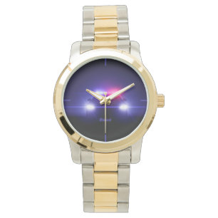 Politieauto met volledige verlichting horloge