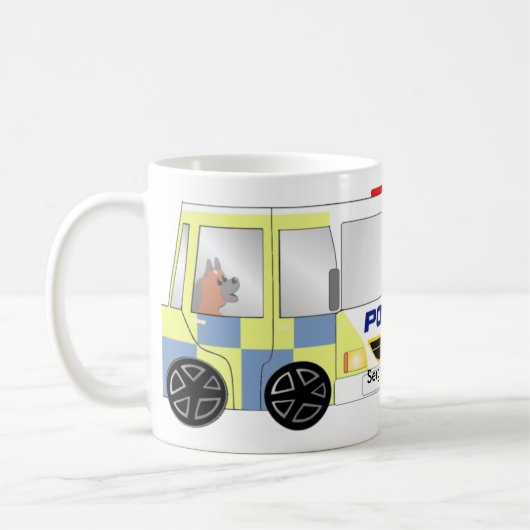 Politieauto Verenigd Koninkrijk Koffiemok (Links)