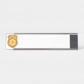 Politiebadge Bureau Naambordje (Voorkant)