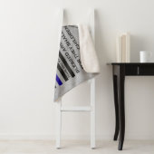 Politiebeambte geprezen door God Vreemdelaars Sherpa Deken (In situ)