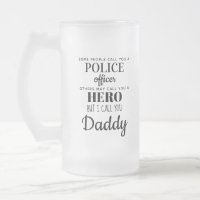 Politiebeambte Hero Dad Day Foto