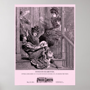 Politieblad poster Sigaretten