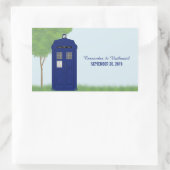 Politiebox Weddenschappen v4 Rechthoekige Sticker (Tas)