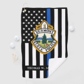 Politiedienst Aangepaste Logo Handhaving Golfhanddoek (Insitu)