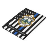 Politiedienst Aangepaste Logo Handhaving iPad Pro Cover (Zijde)