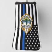 Politiedienst Aangepaste Logo Handhavingsgolf Golfheadcover (Draai 90)