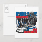 Politiedienst Briefkaart (Voorkant / Achterkant)