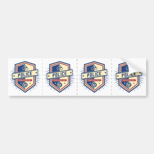 Politiedienst Bumpersticker (Voorkant)