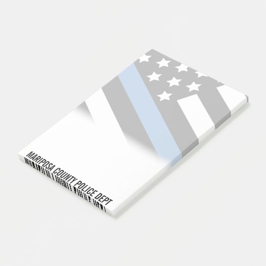 politiedienst naam dunne blauwe lijn post-it® notes (Schuin)