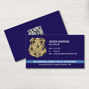 Politiedienst Wetshandhaving Logo QR Code Visitekaartje