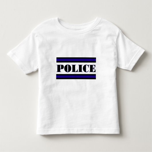 Politiefamilie Kinder Shirts (Voorkant)
