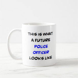 politiefunctionaris , toekomstige koffiemok