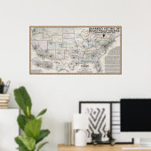 Politiegeweldkaart Poster (Thuiskantoor)